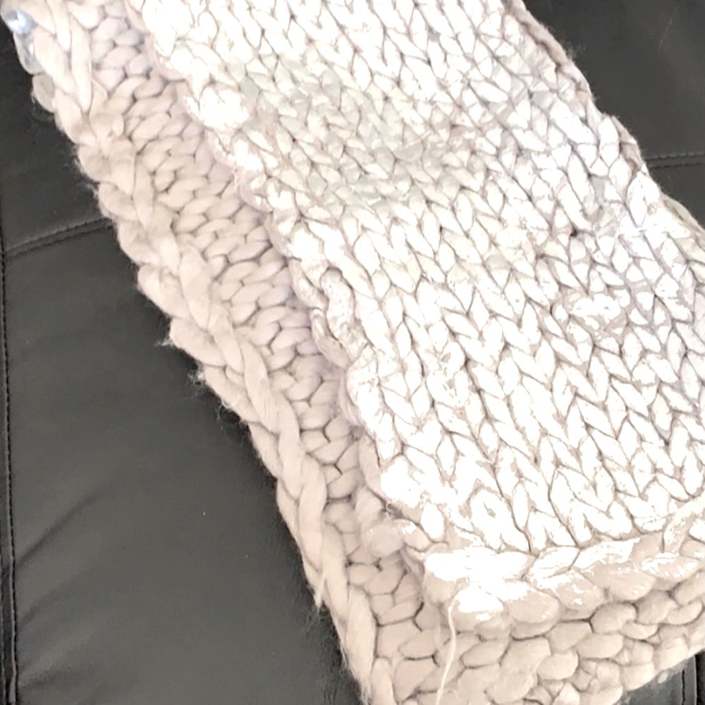 Silver Metallic scarf